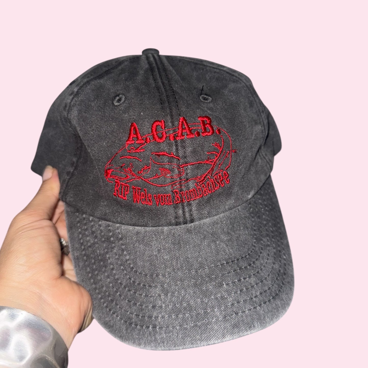 RIP WELS Cap washed out black