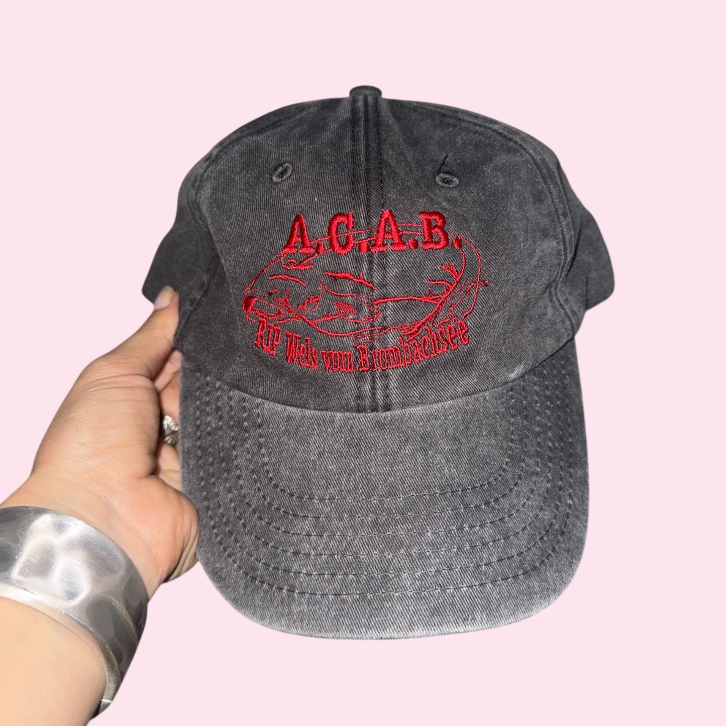 RIP WELS Cap washed out black