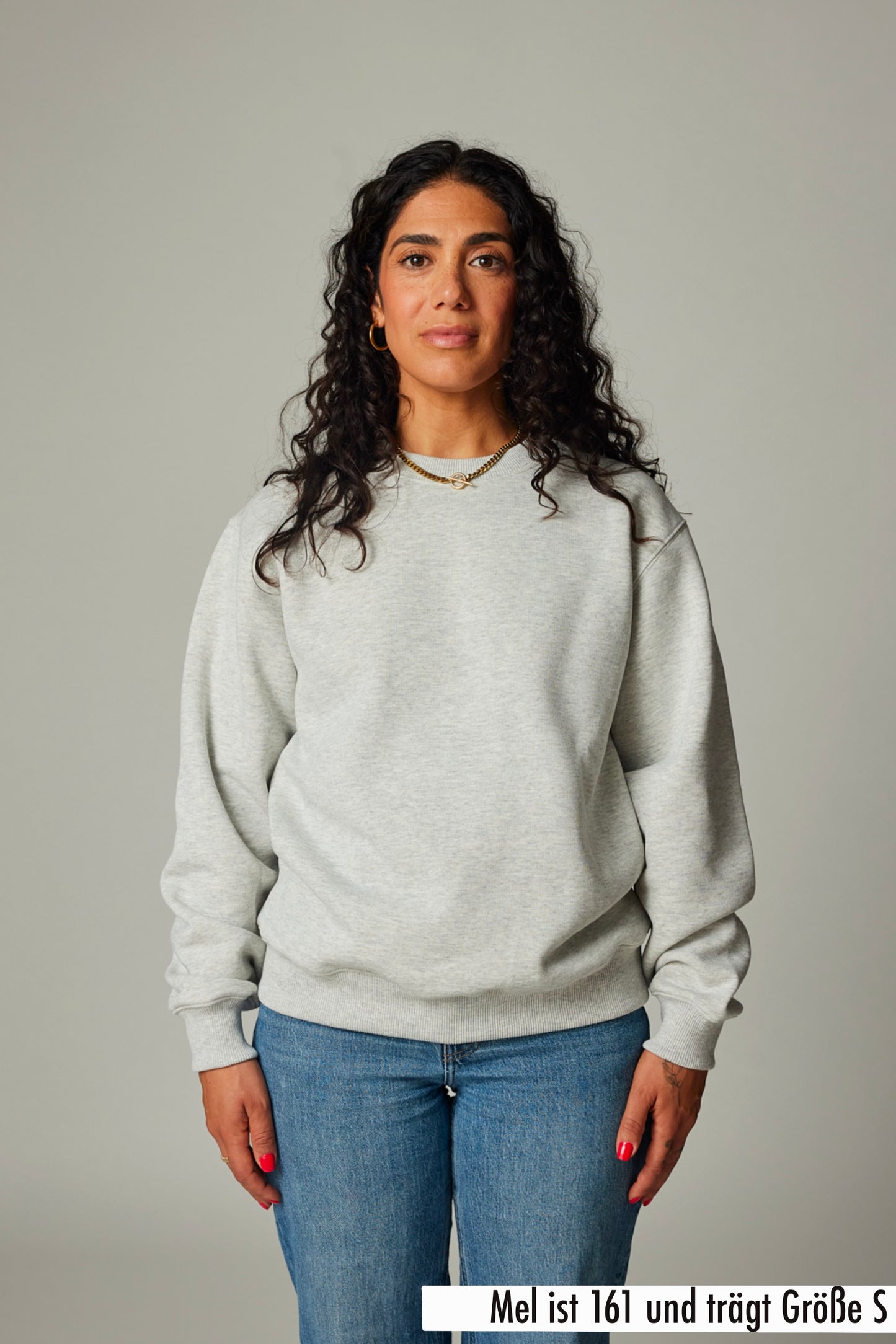 PROPCORNER PREMIUM SWEATER grau basic plain