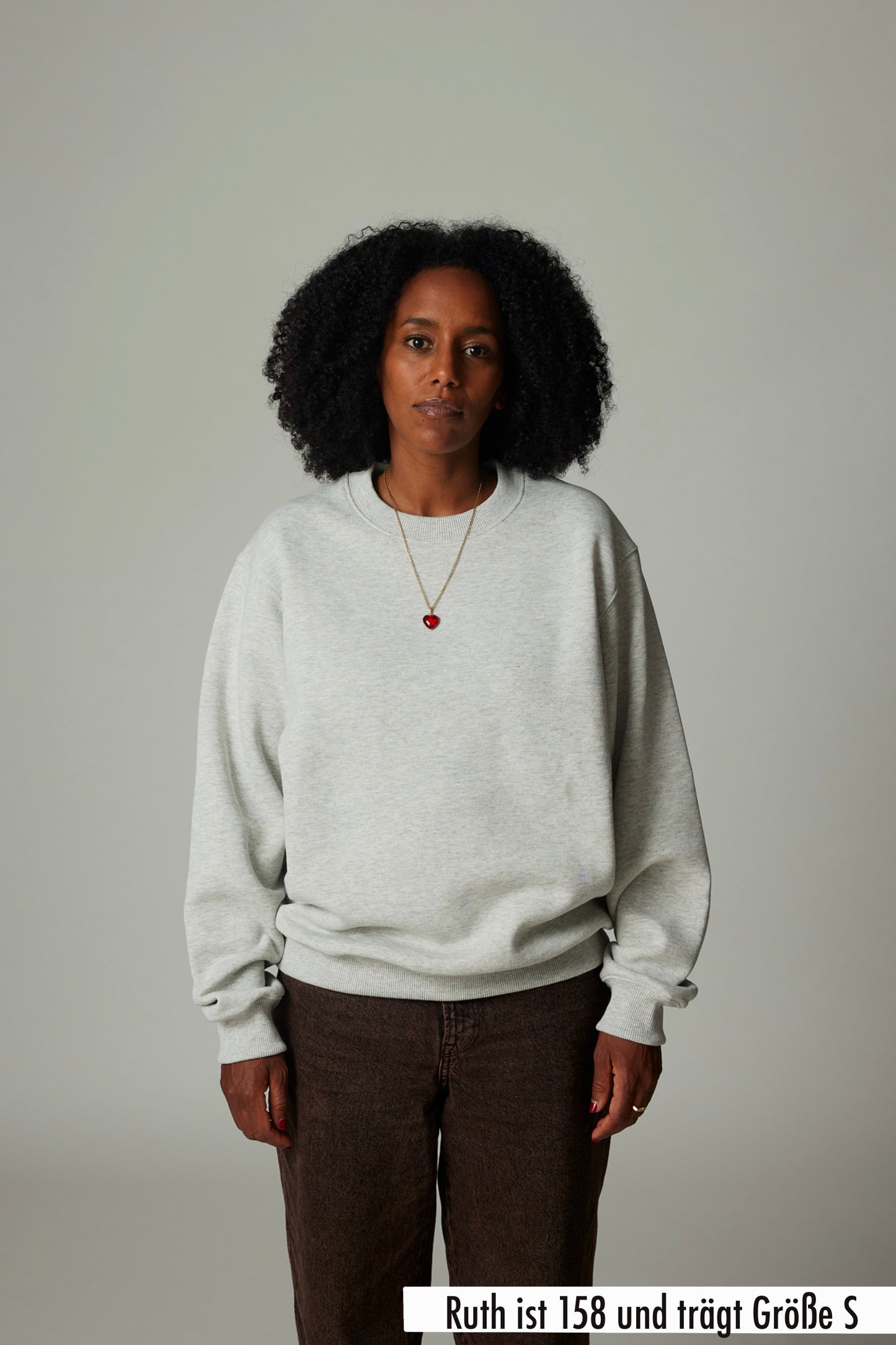 PROPCORNER PREMIUM SWEATER grau basic plain