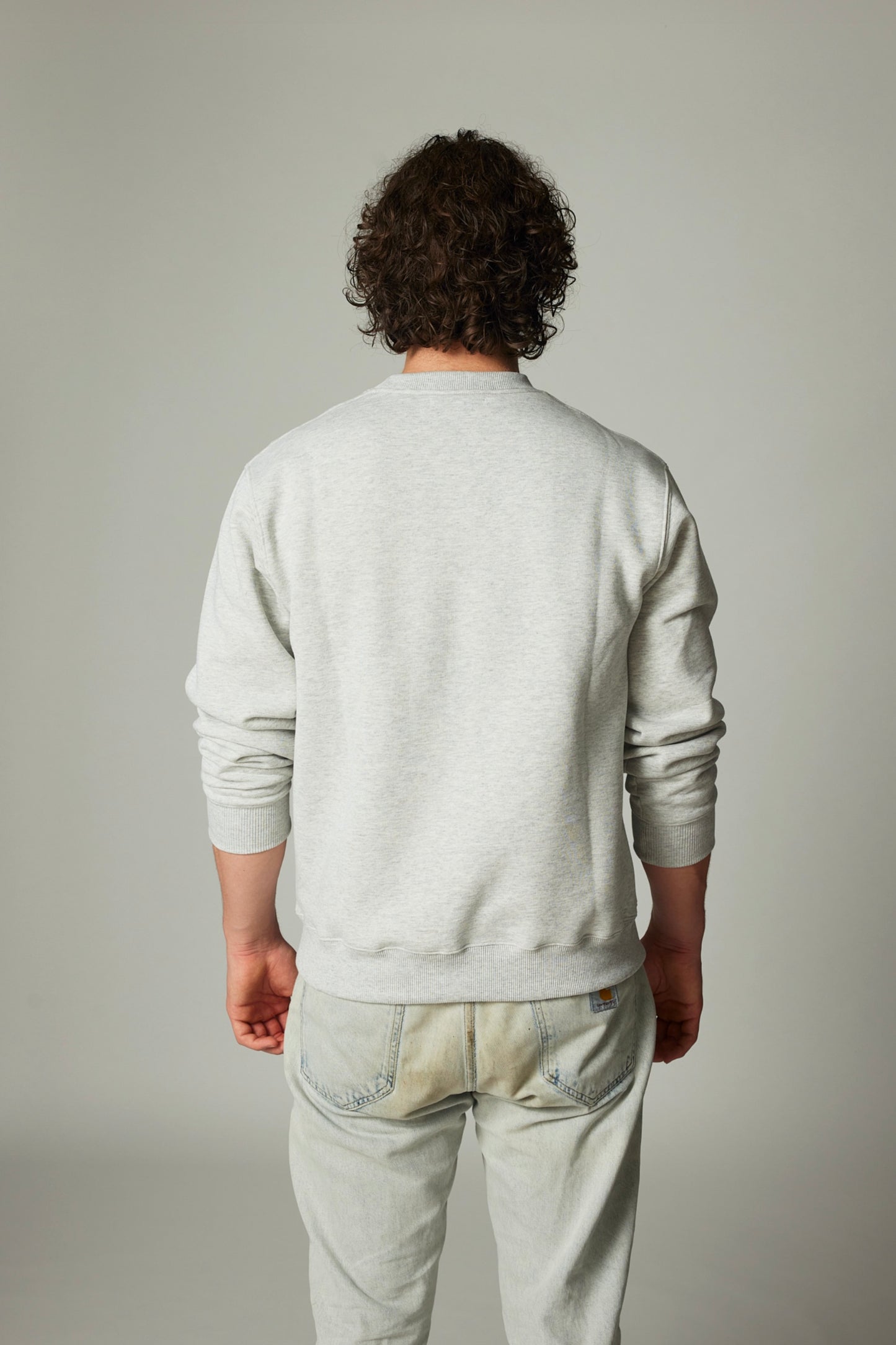 PROPCORNER PREMIUM SWEATER grau basic plain