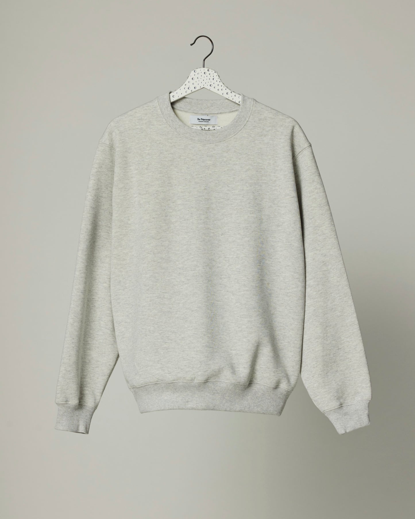 PROPCORNER PREMIUM SWEATER grau basic plain