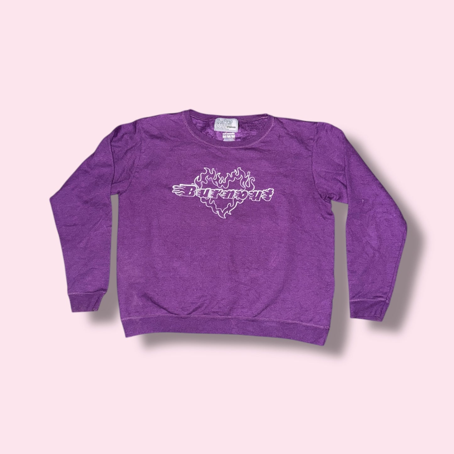 Burnout Second Hand Sweater Lila