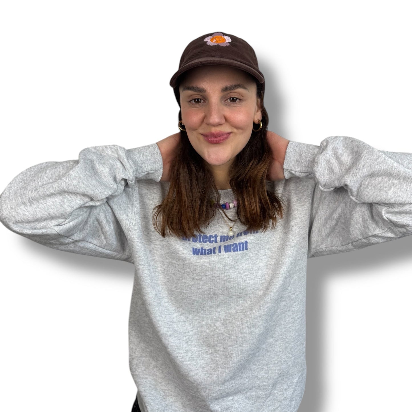 FLOWER EMOJI cap