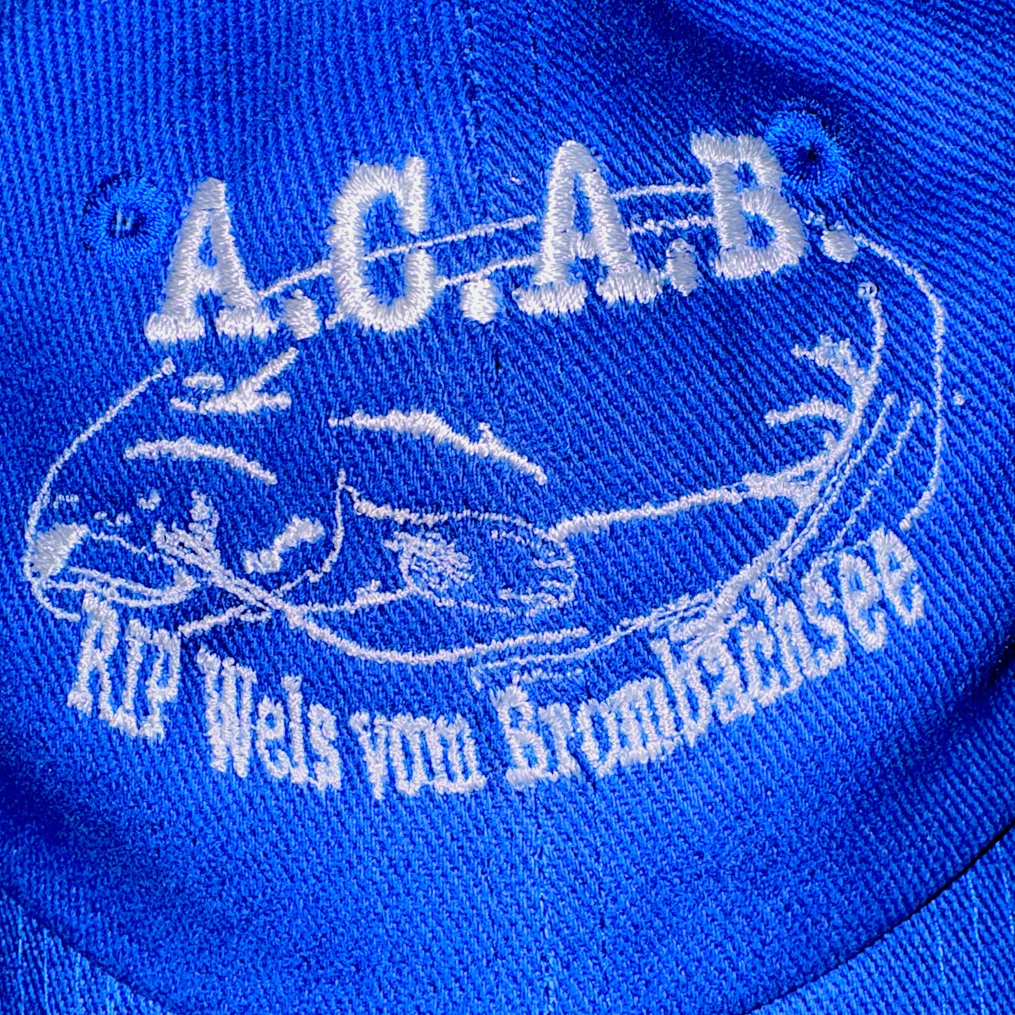 RIP WELS Cap royalblau/weiß