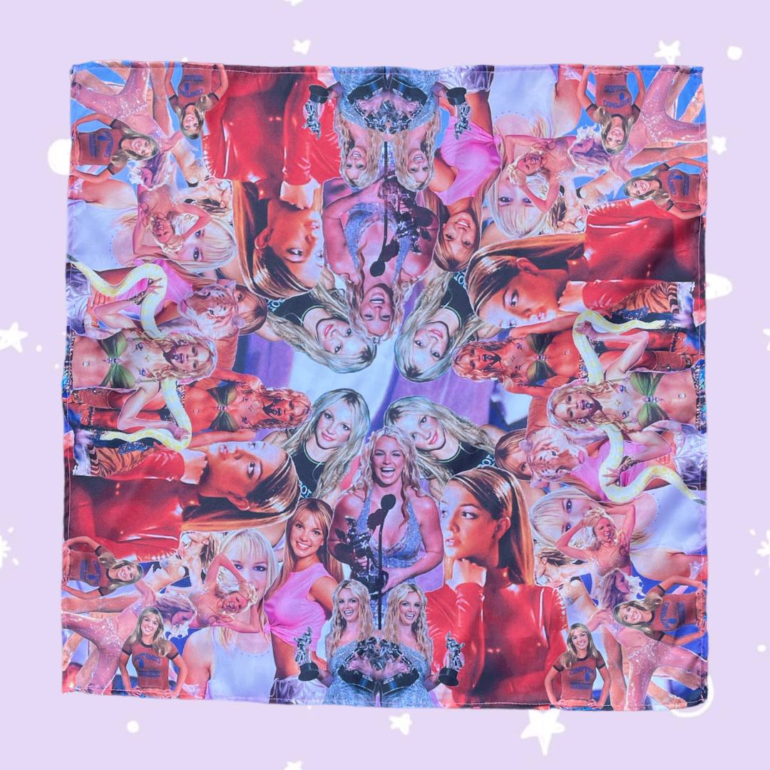 Paris Lindsay Britney satin Scarf Tuch