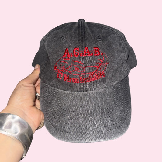 RIP WELS Cap washed out black