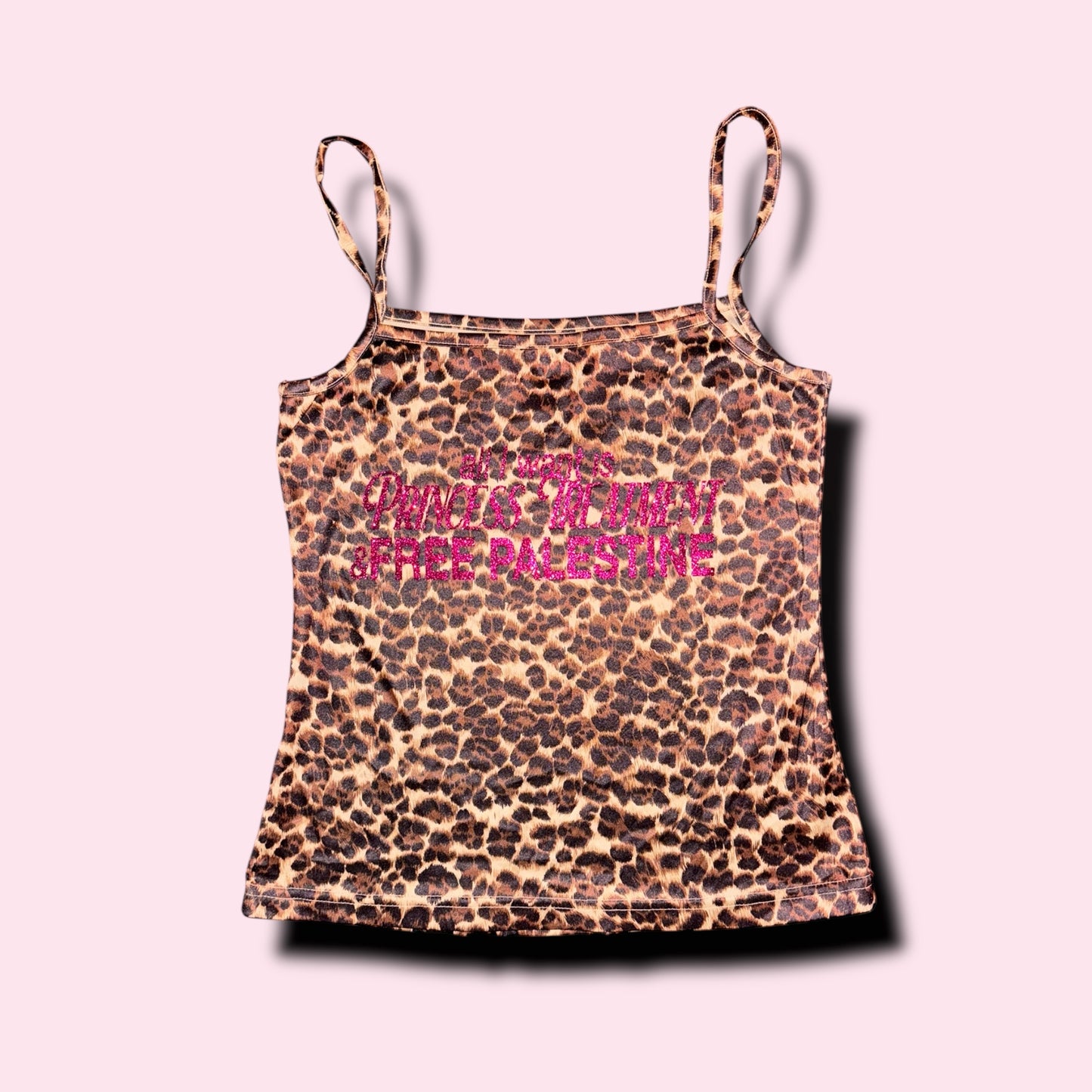 PRINCESS TREATMENT Vintage Second Hand Top animal print