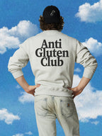 ANTI GLUTEN CLUB boxy fitted Premium Sweater