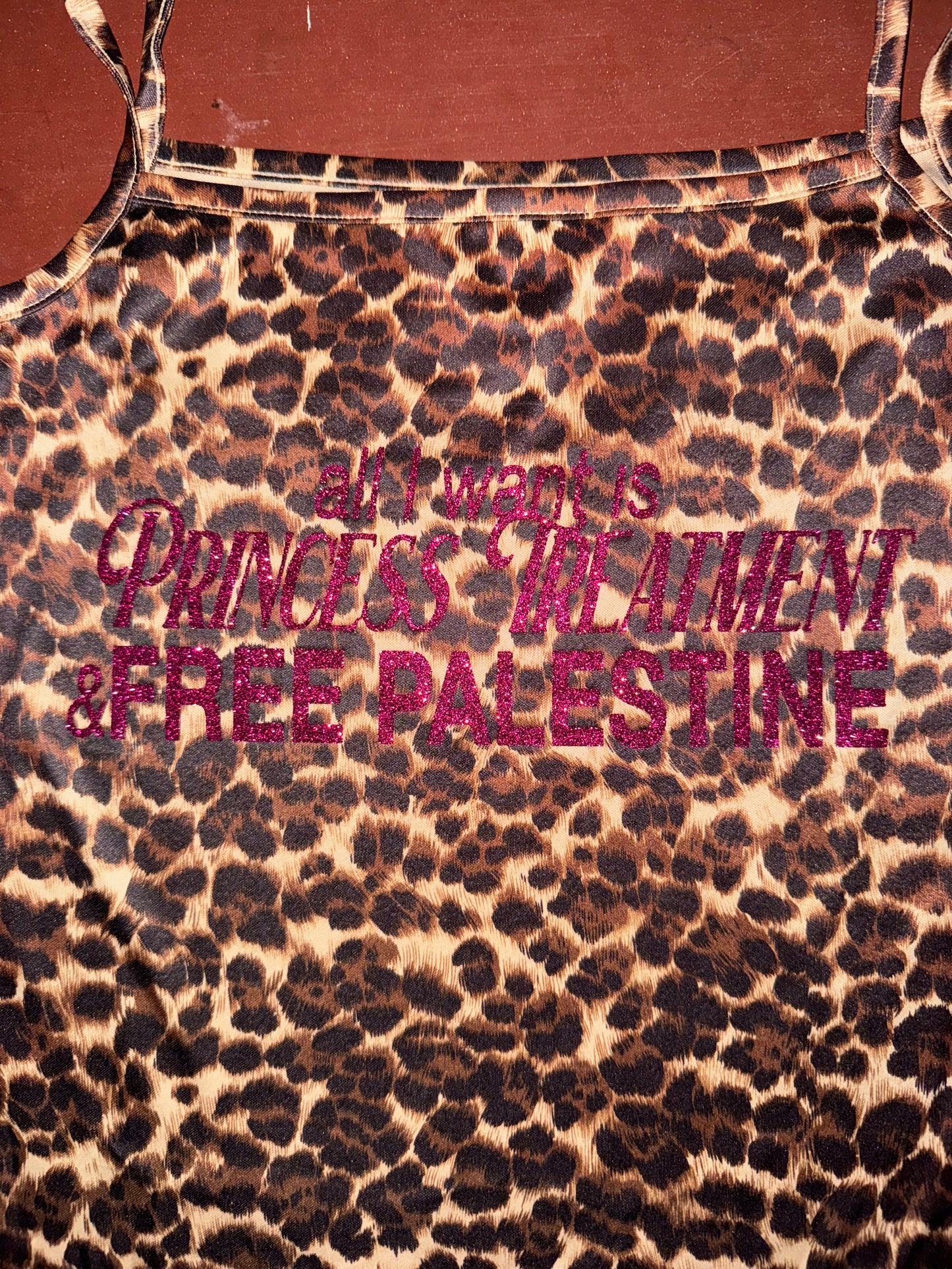 PRINCESS TREATMENT Vintage Second Hand Top animal print