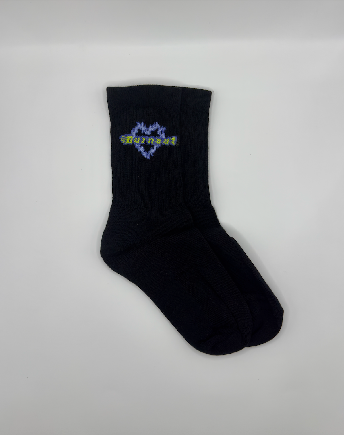 BURNOUT black socks