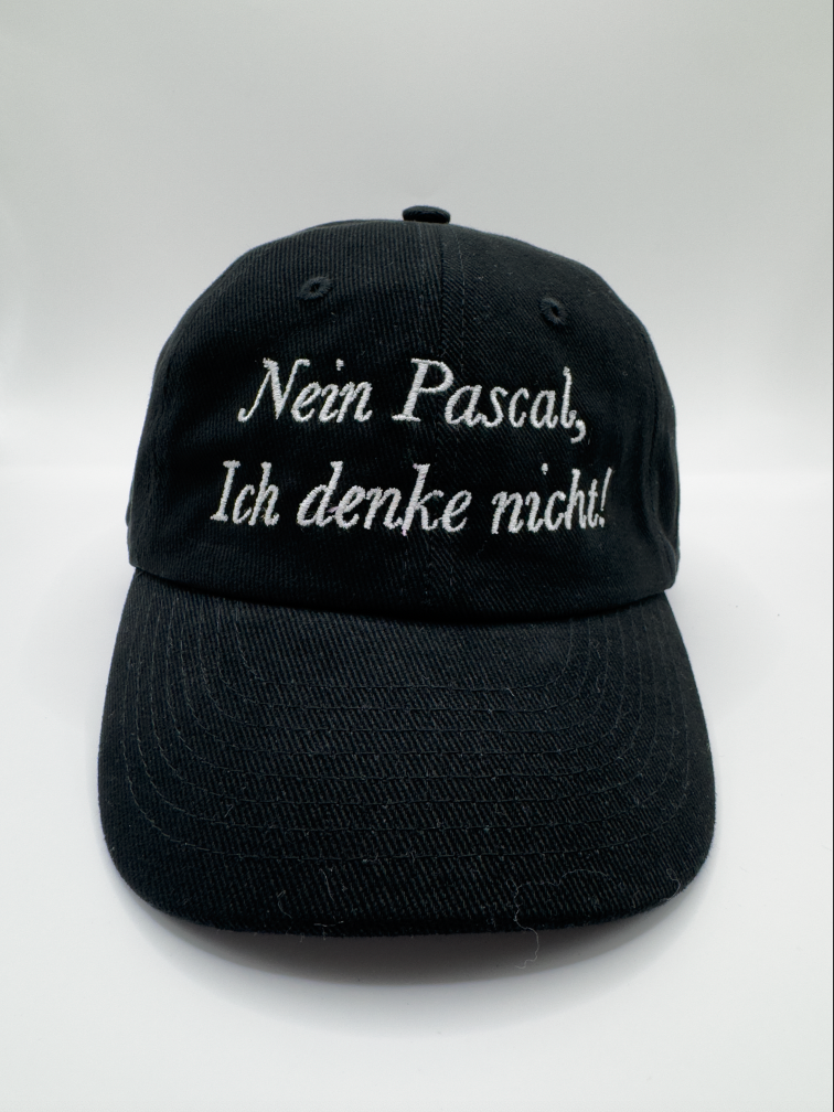 NEIN PASCAL ICH DENKE NICHT cap