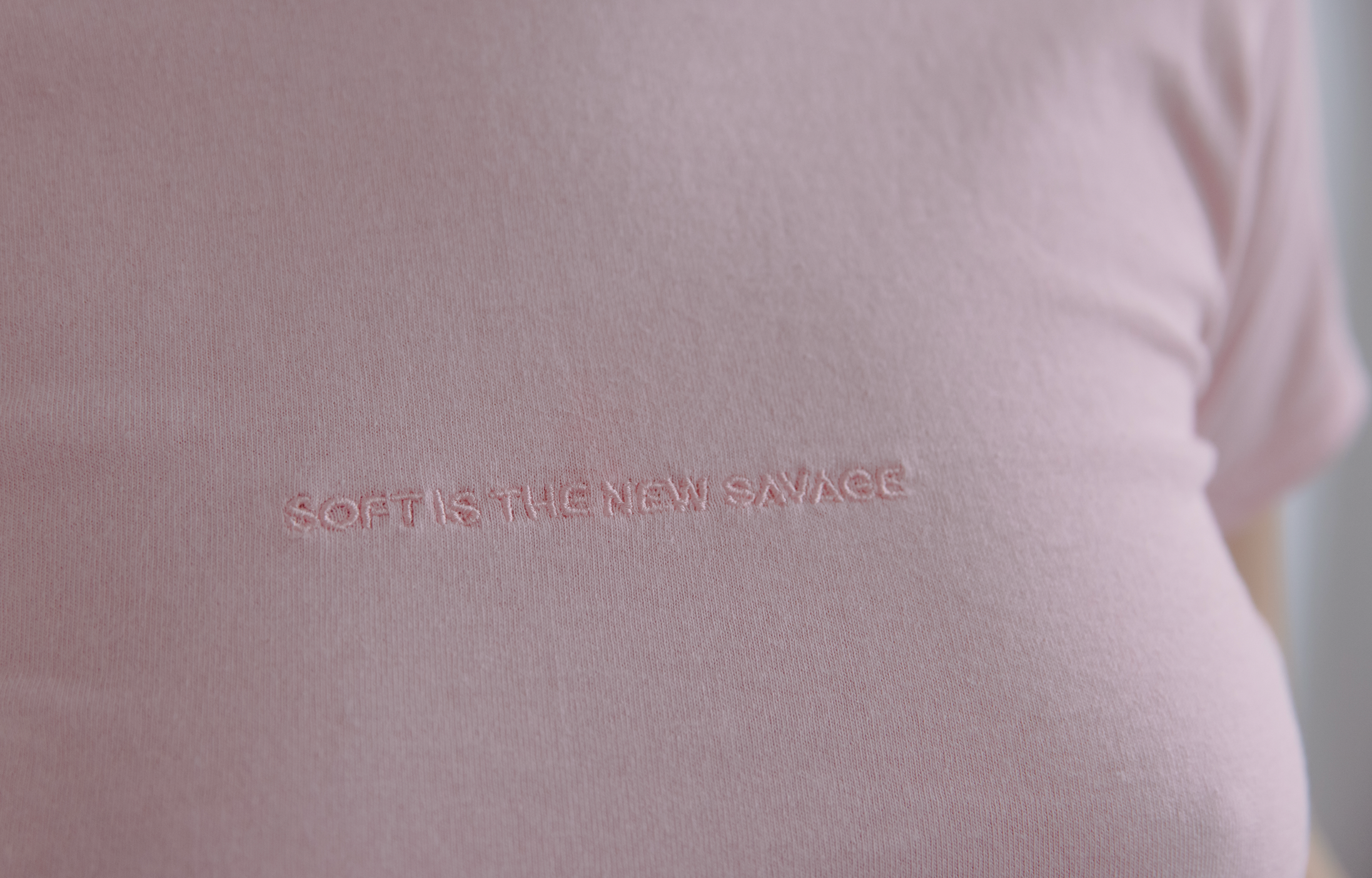 SOFT IS THE NEW SAVAGE BABY TEE X SOFT CURATED