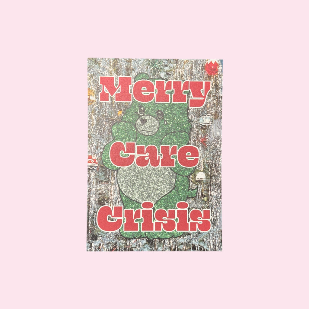 MERRY CARE CRISIS Postcard