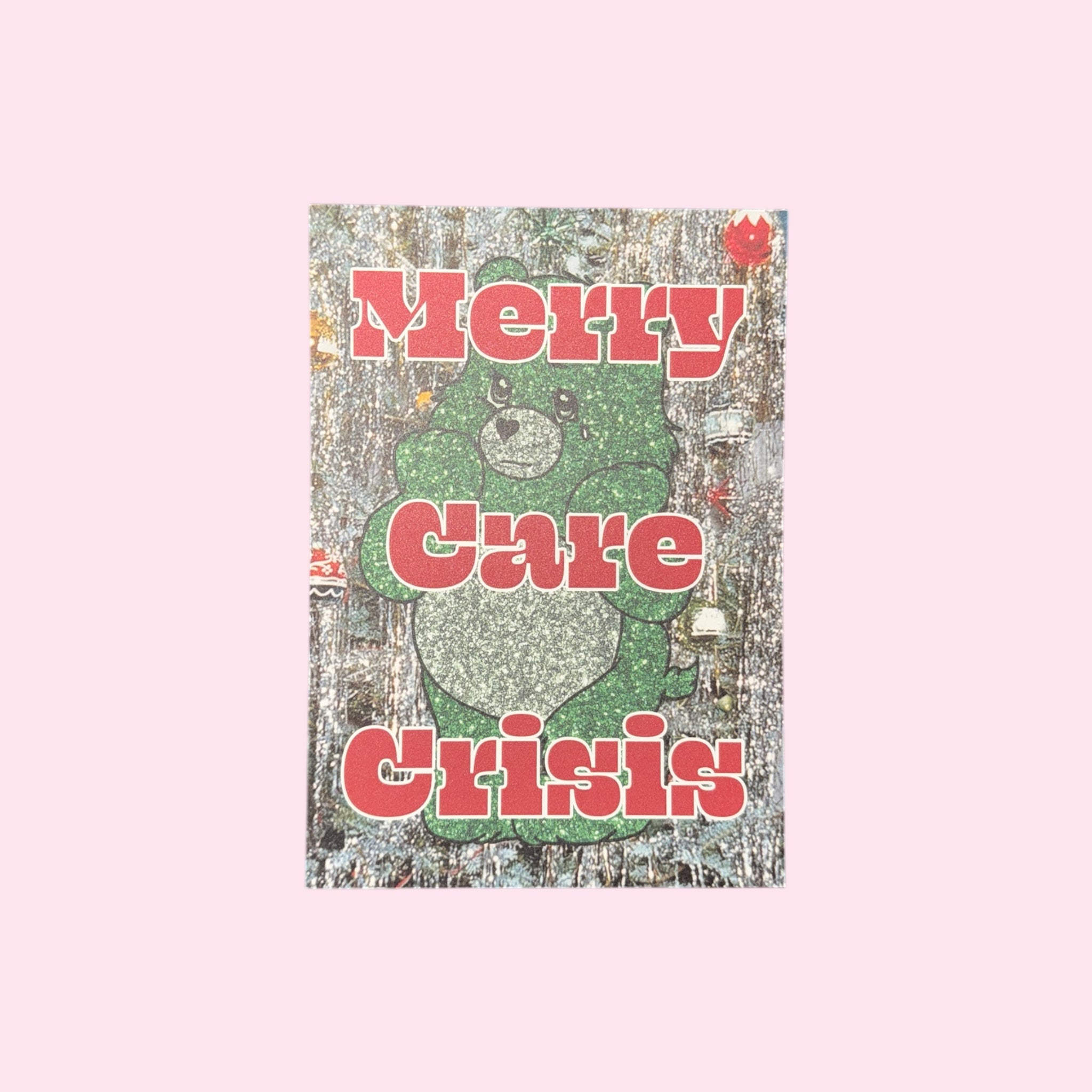 MERRY CARE CRISIS Postcard