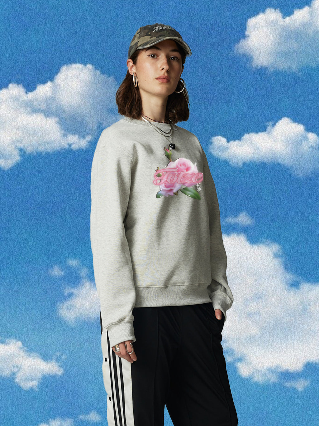 F0TZE boxy fitted Premium Sweater