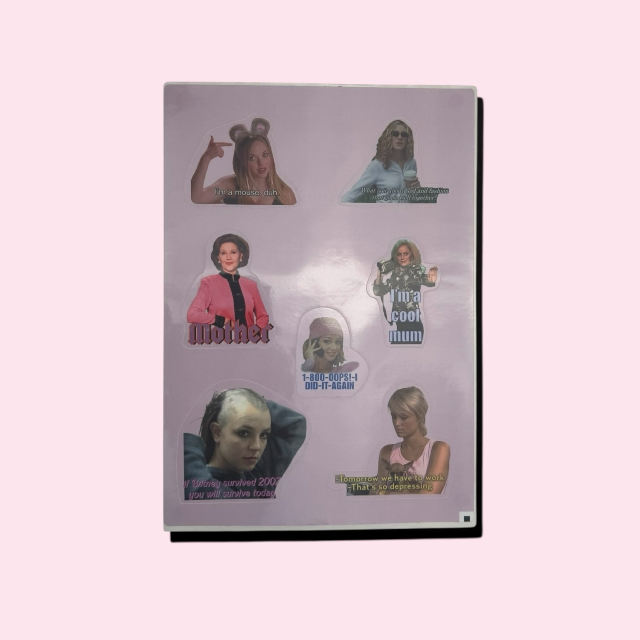 iconic AESTHETIC STICKER / rosa