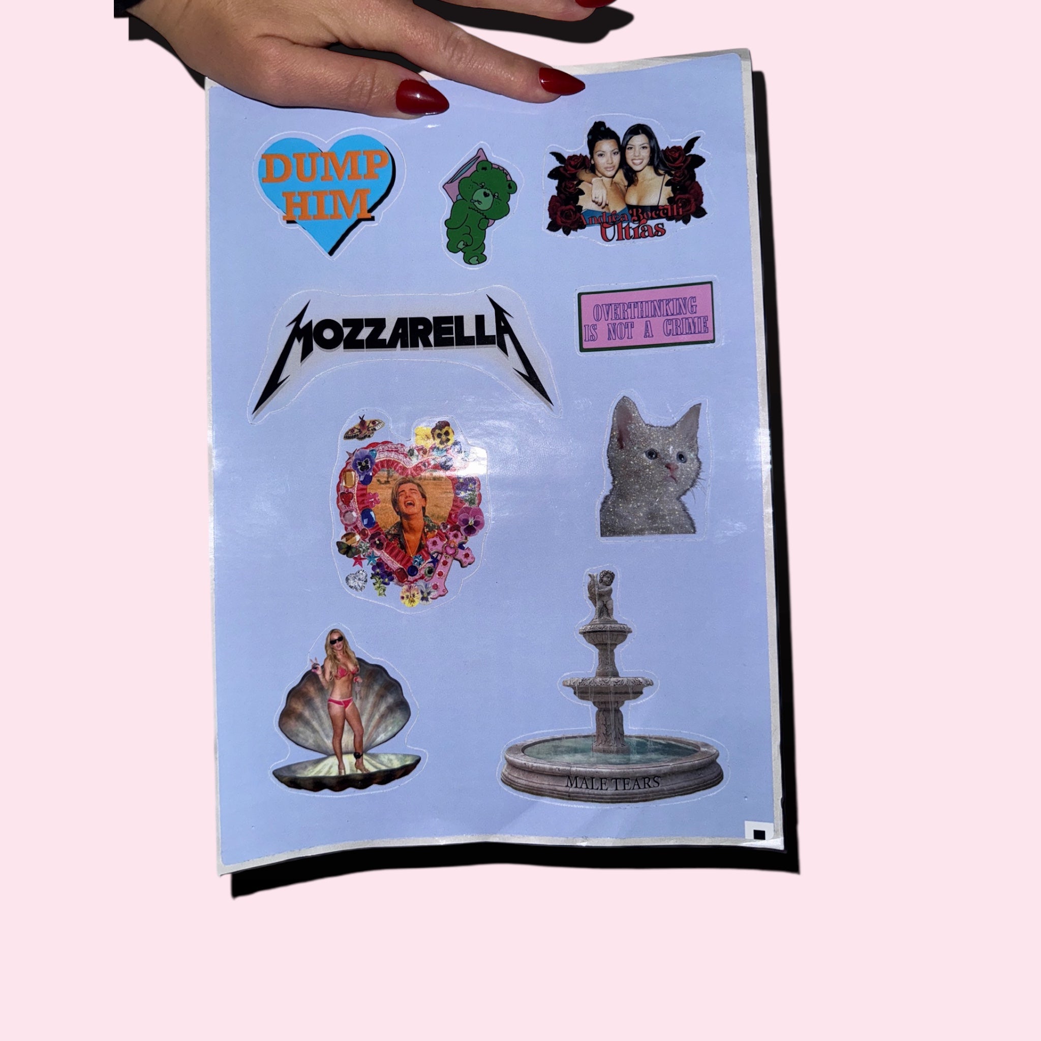 iconic AESTHETIC STICKER / blau