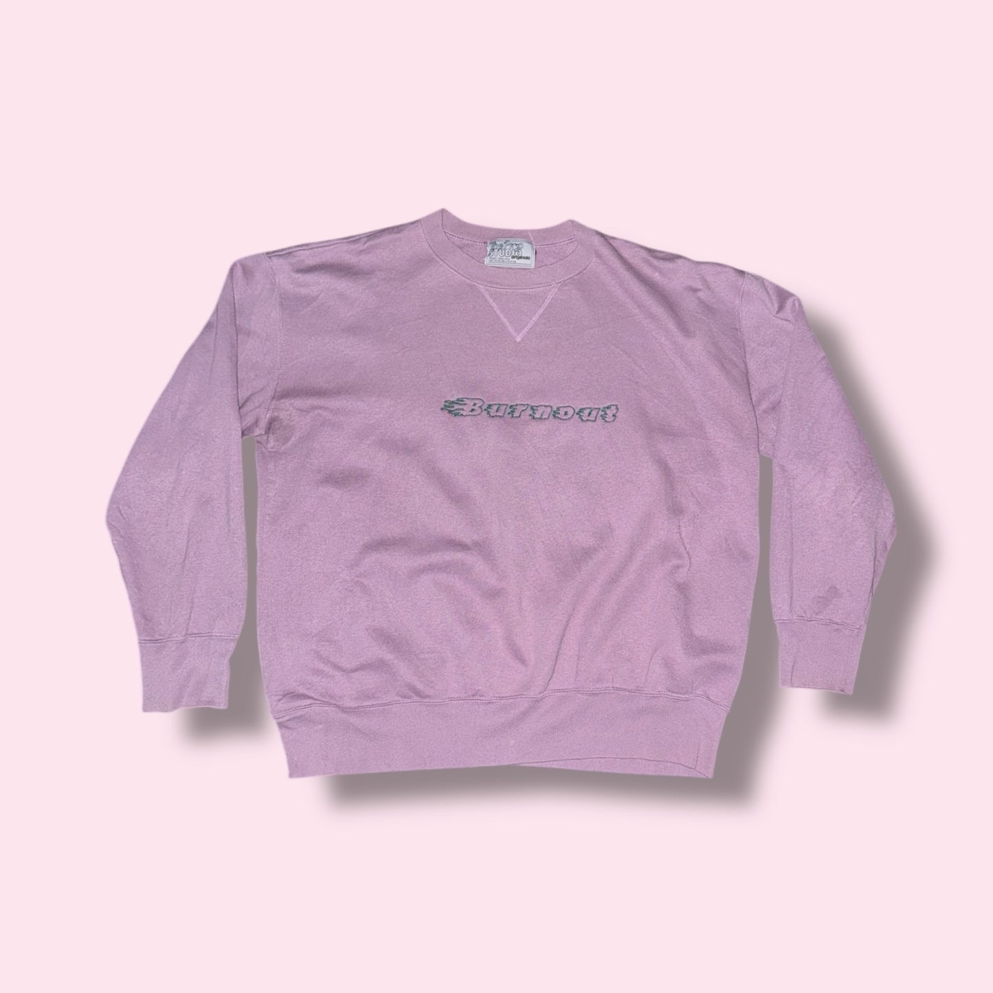 Burnout Second Hand Sweater Flieder