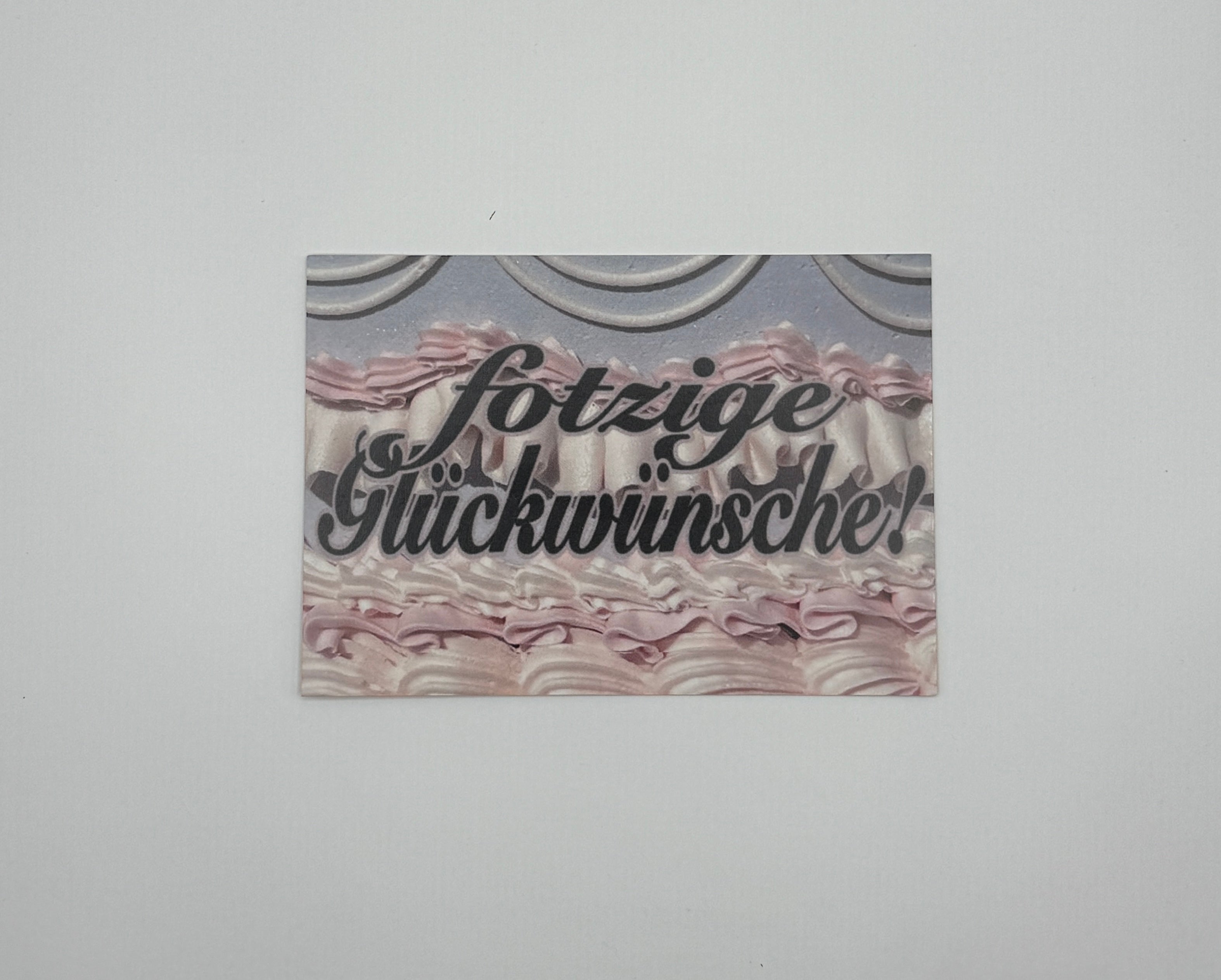 f0tzige Glückwünsche Postcard