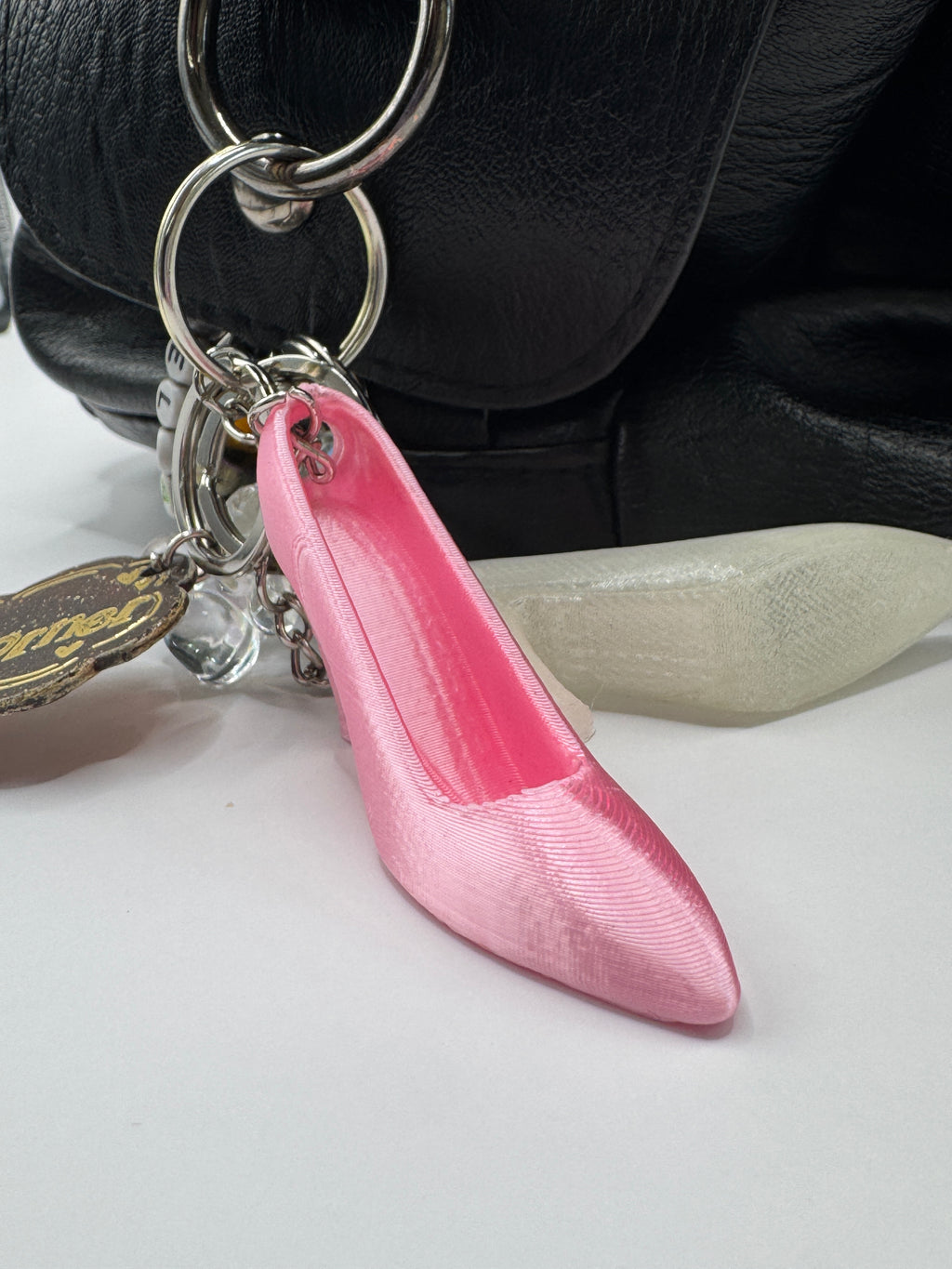 CINDERELLA SHOE KEYRING DIFFERENT COLORS