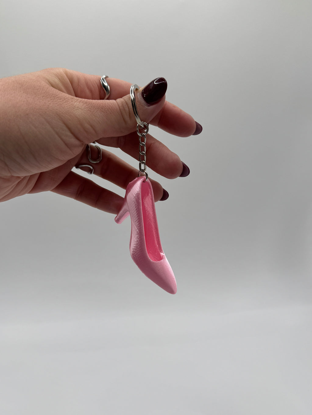 CINDERELLA SHOE KEYRING DIFFERENT COLORS