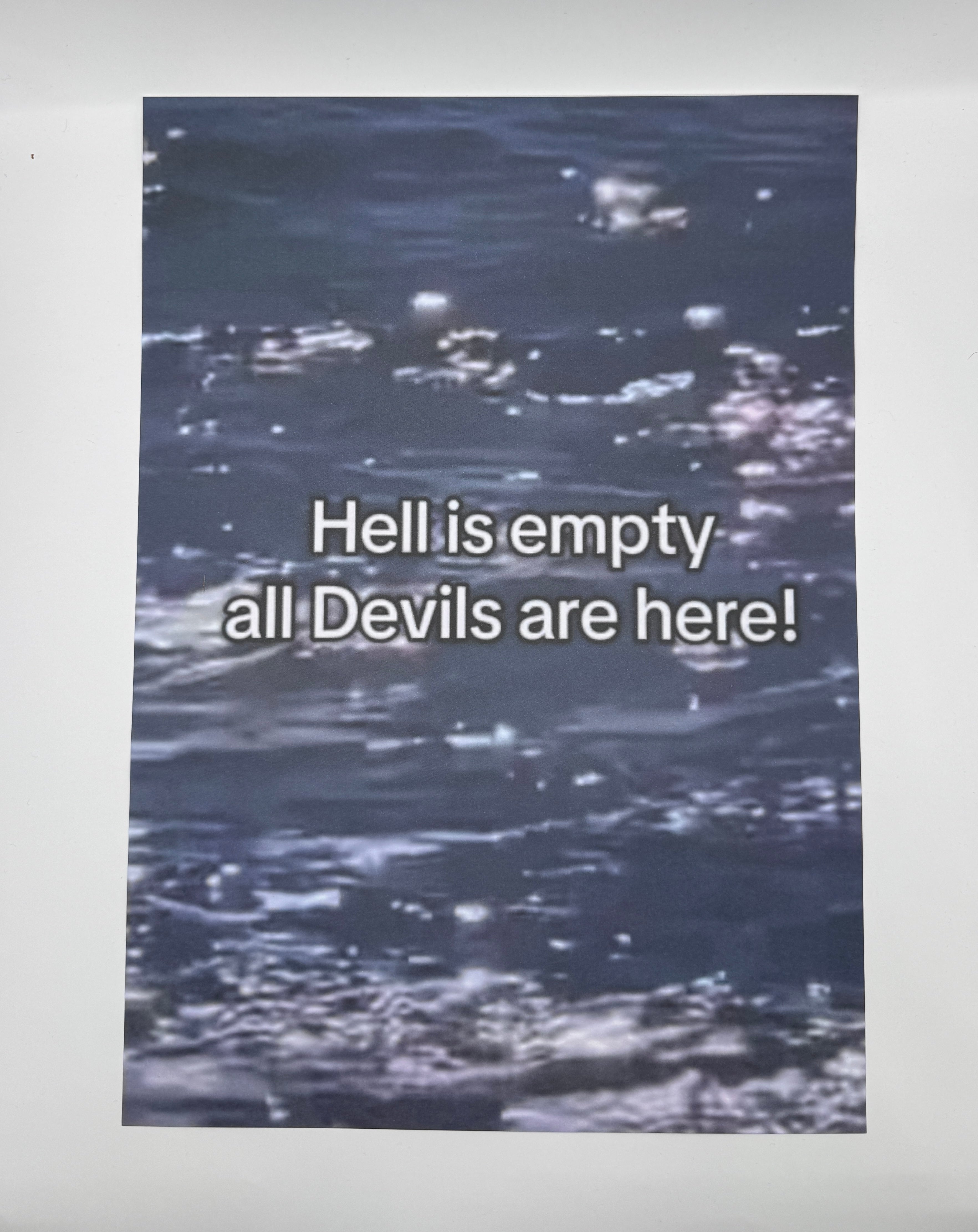 HELL IS EMPTY POSTER