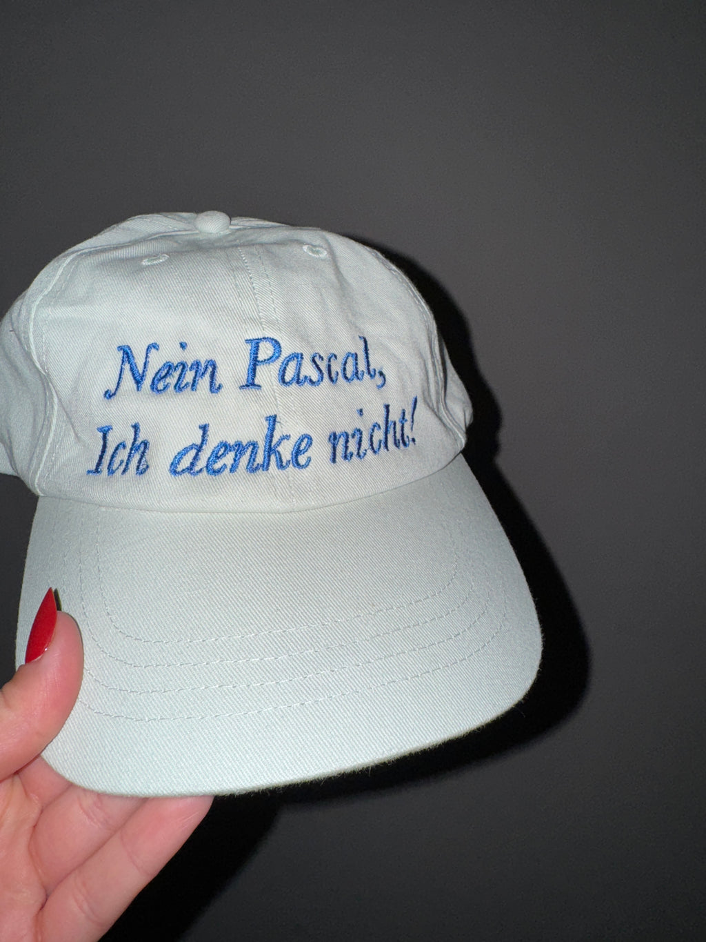 NEIN PASCAL ICH DENKE NICHT cap