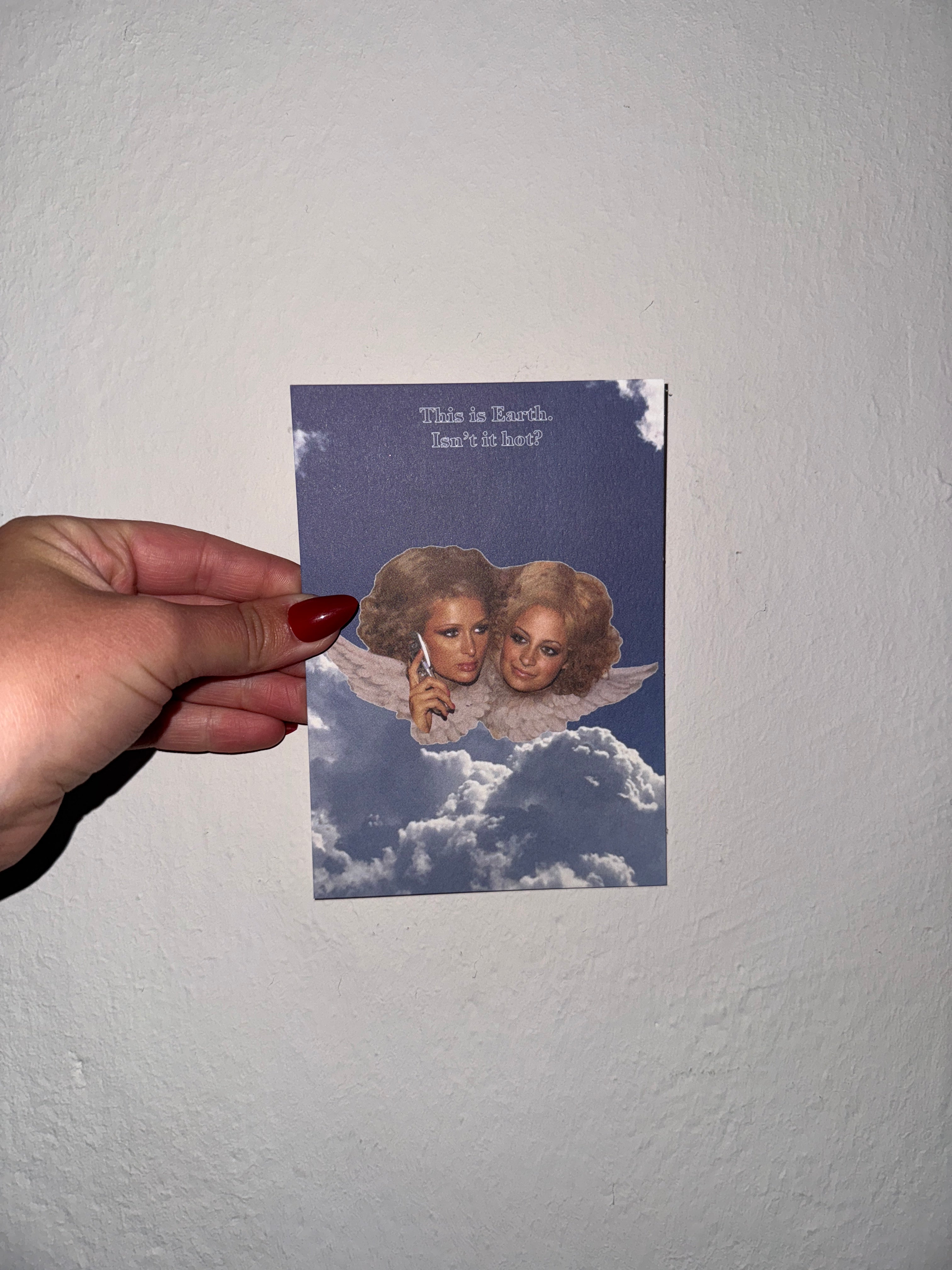 PARIS & NICOLE postcard