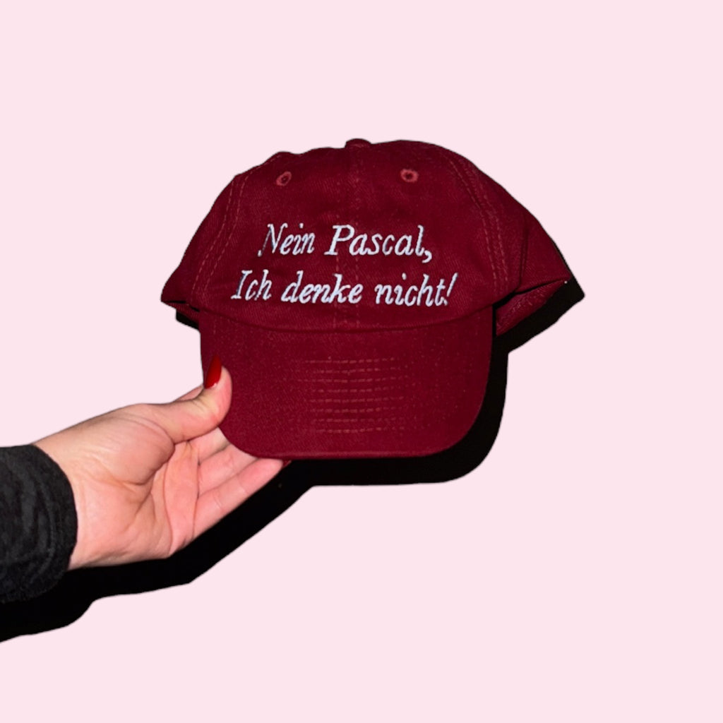NEIN PASCAL ICH DENKE NICHT cap