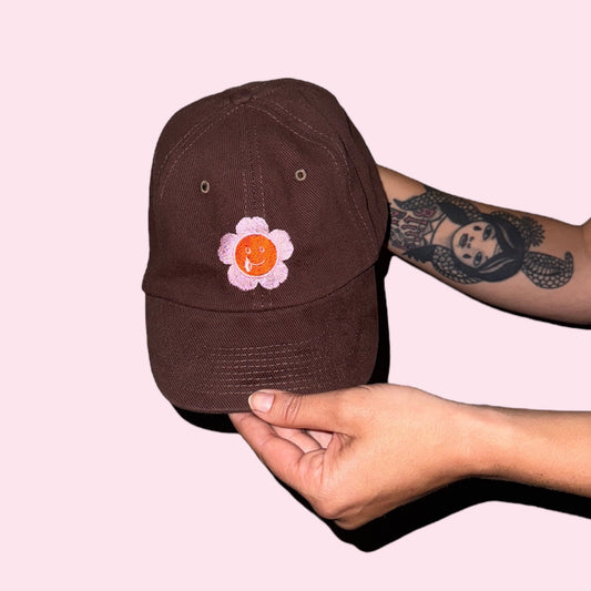 FLOWER EMOJI  cap