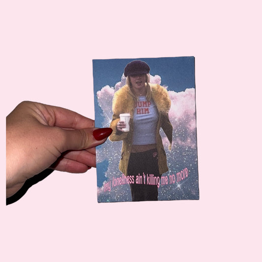 BRITNEY postcard