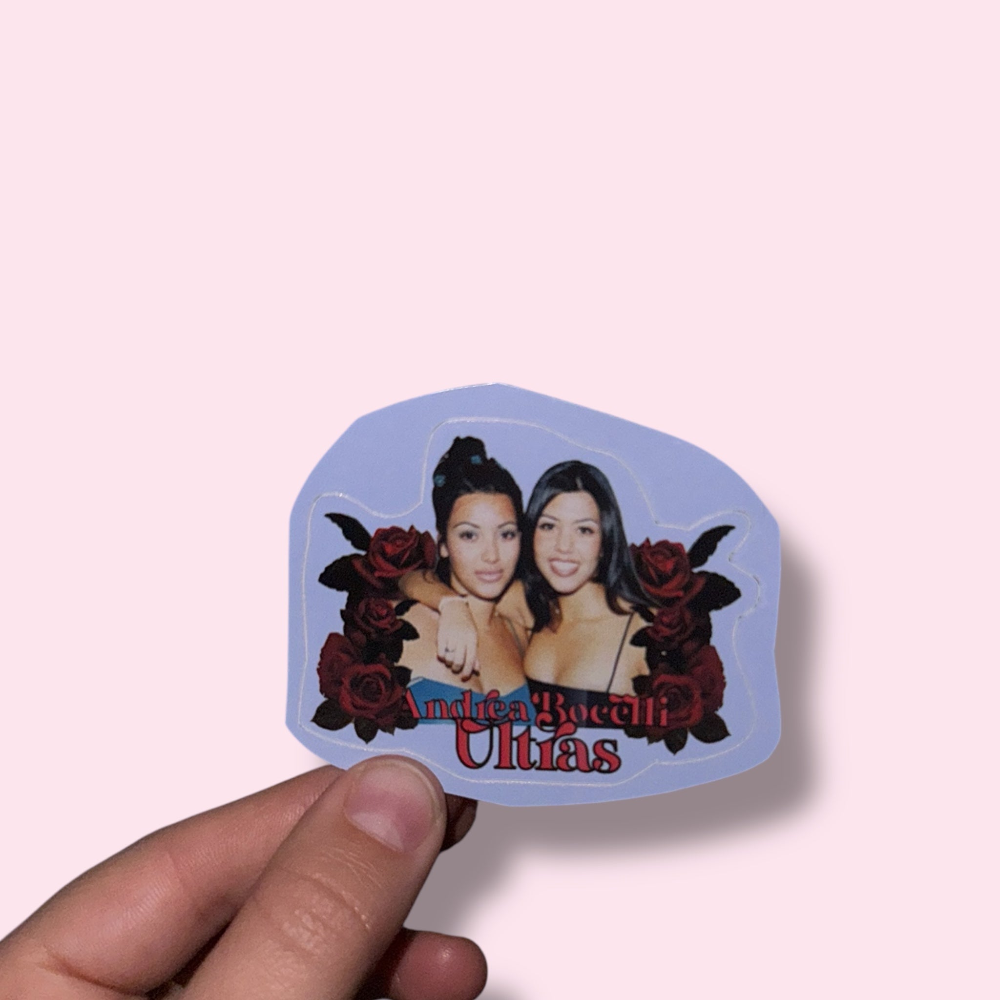 KIM AND KOURTNEY Vinyl Sticker