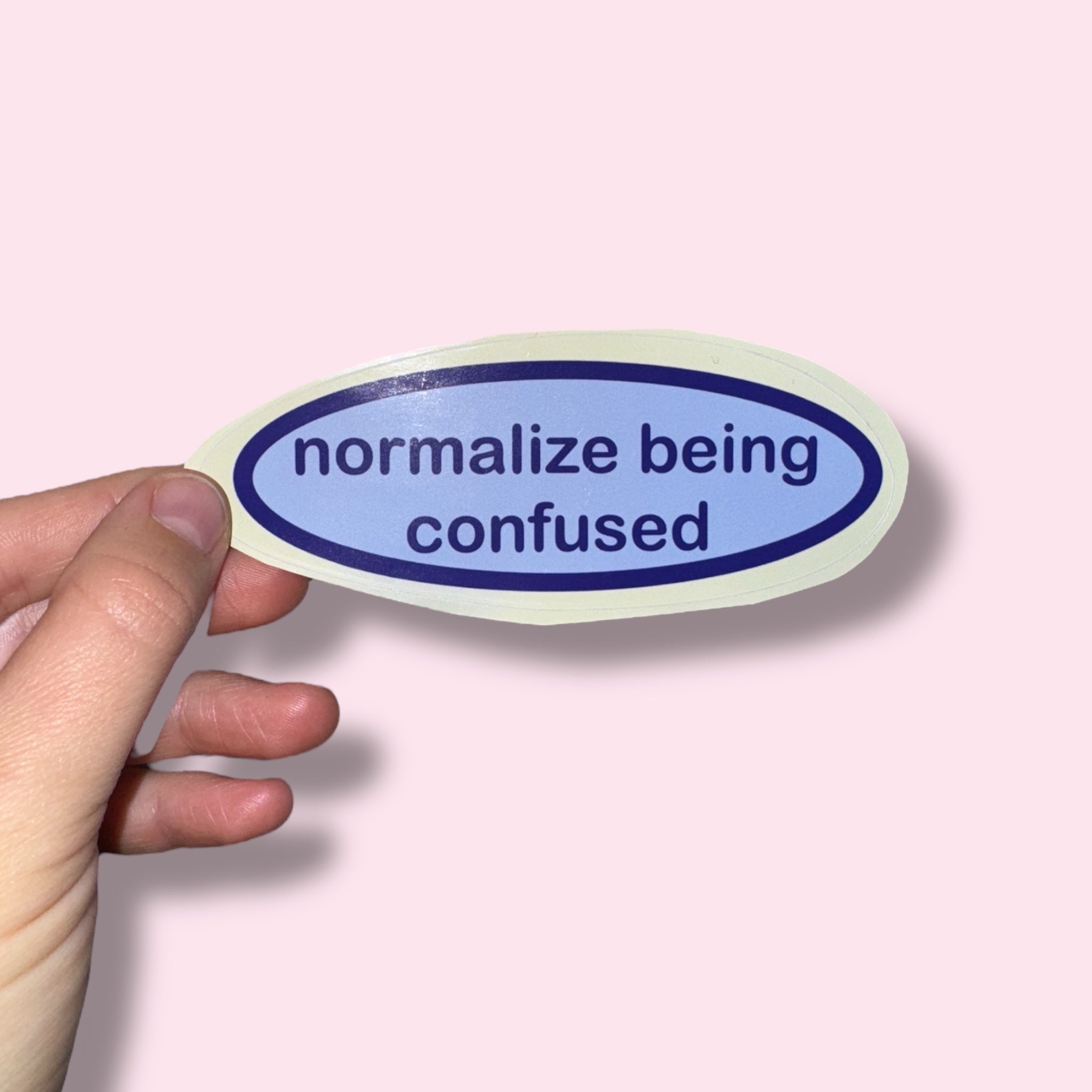 CONFUSED Vinyl Sticker