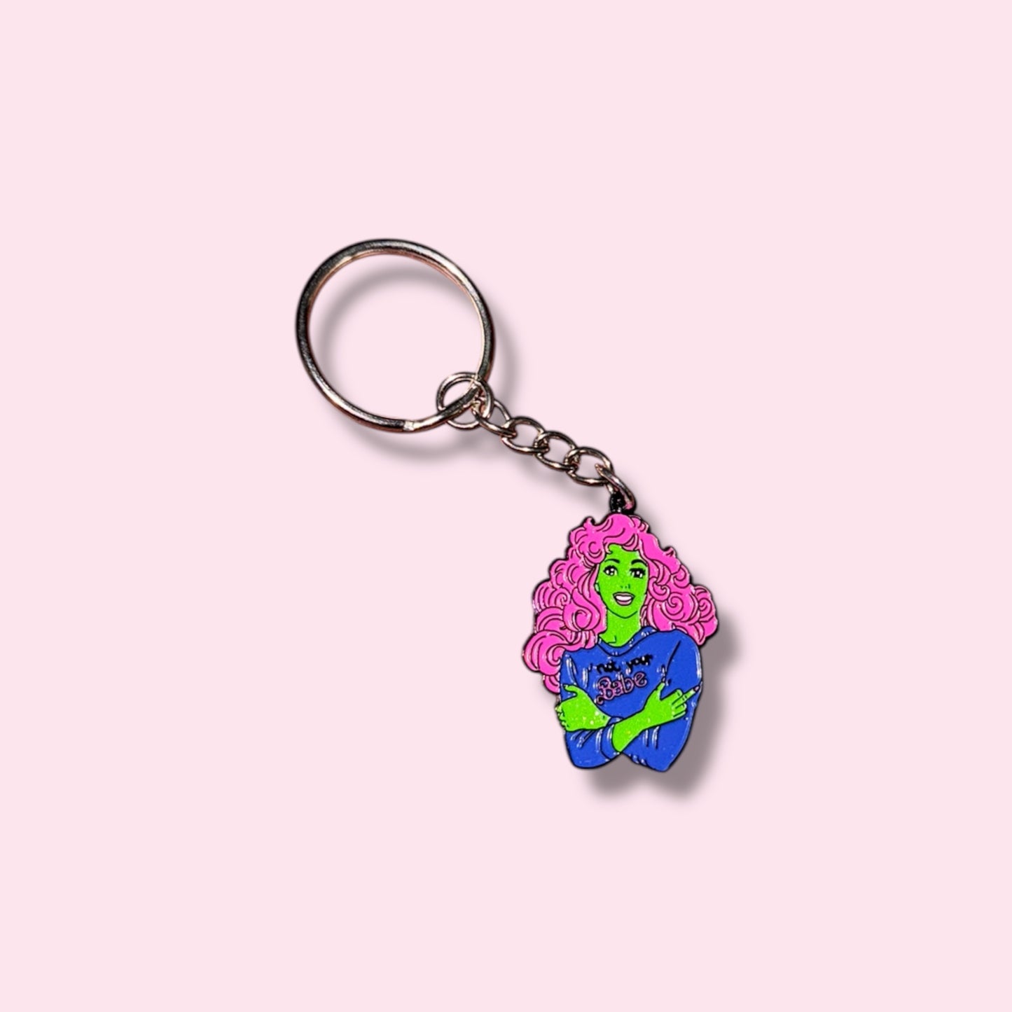 NOT YOUR BABE keyring