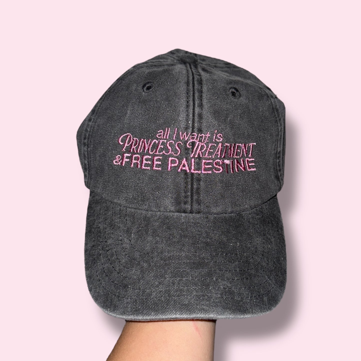 PRINCESS TREATMENT Cap washed out black