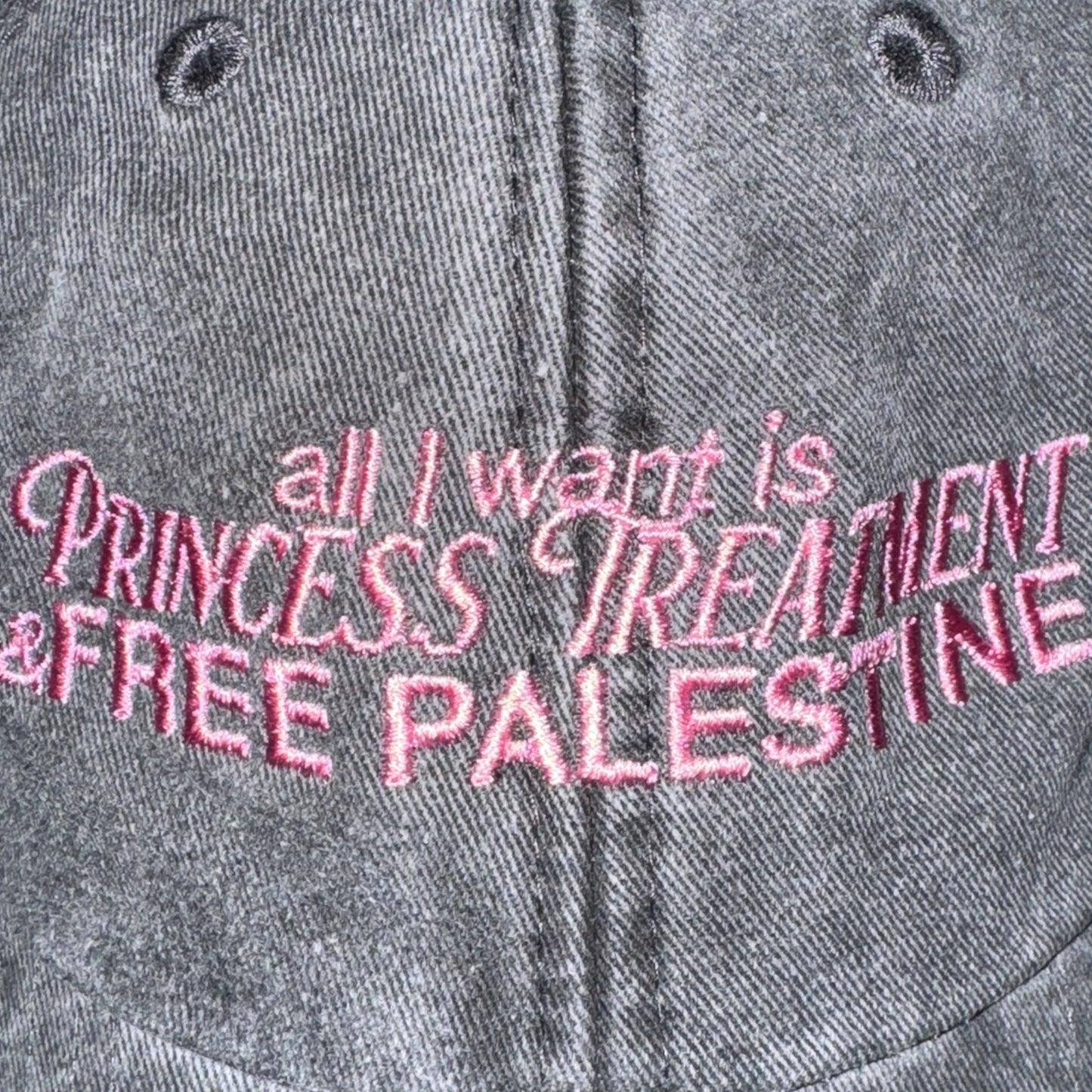 PRINCESS TREATMENT Cap washed out black
