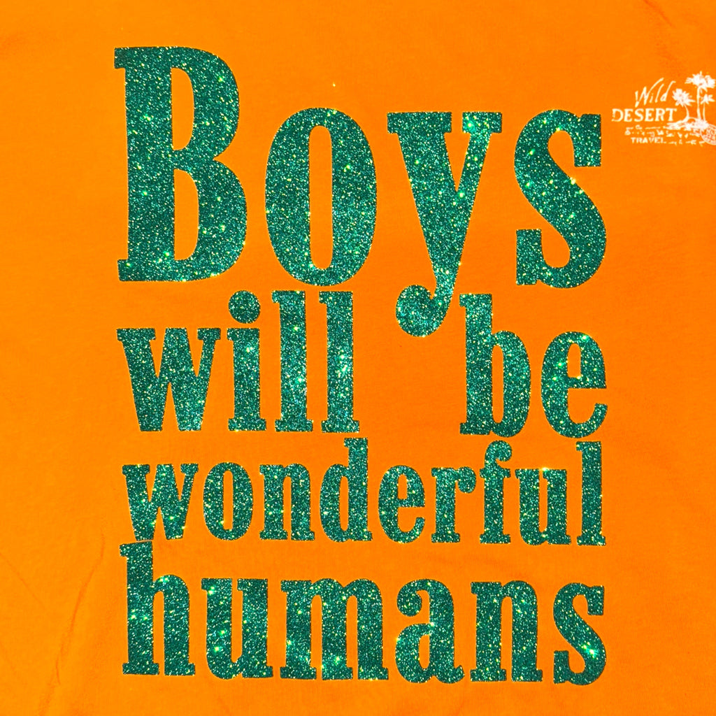 x vintage BOYS WILL BE WONDERFUL HUMANS