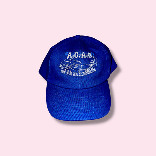 RIP WELS Cap royalblau/weiß