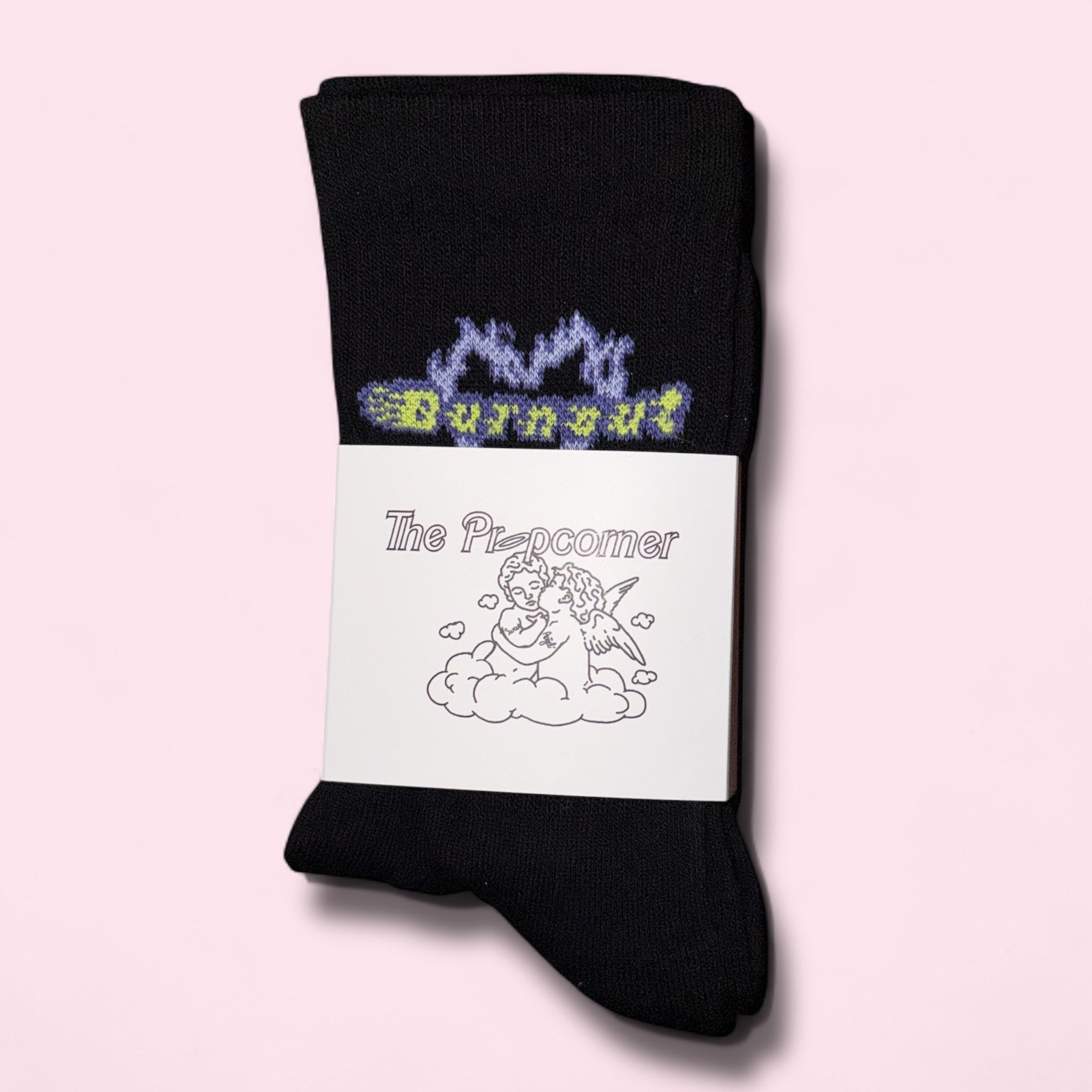 BURNOUT black socks