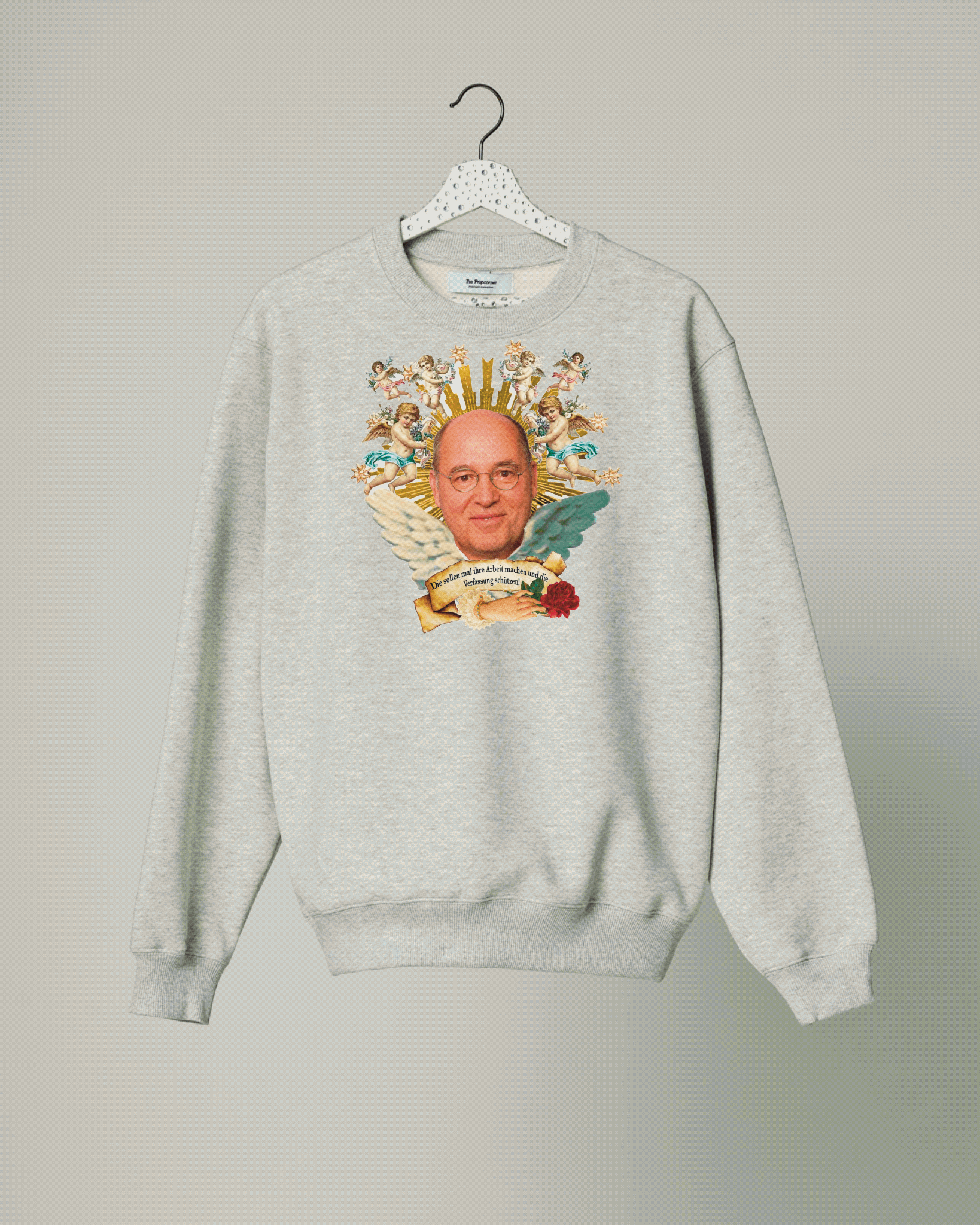 PROPCORNER PREMIUM SWEATER grau ✨ printable✨