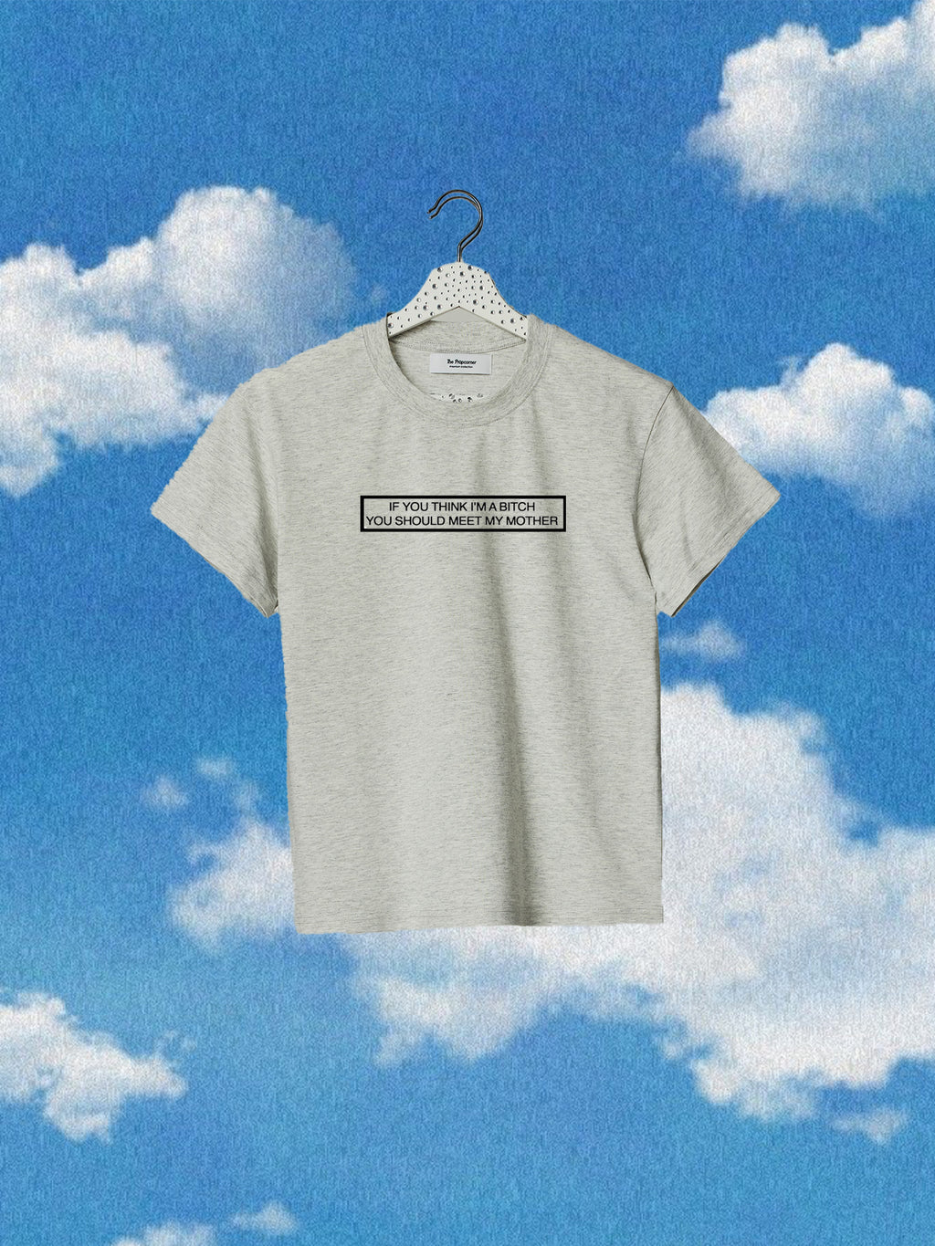 IF YOU THINK IM A BITCH YOU SHOULD ME MY MOTHER PERFECT FITTED PREMIUM BABY TEE