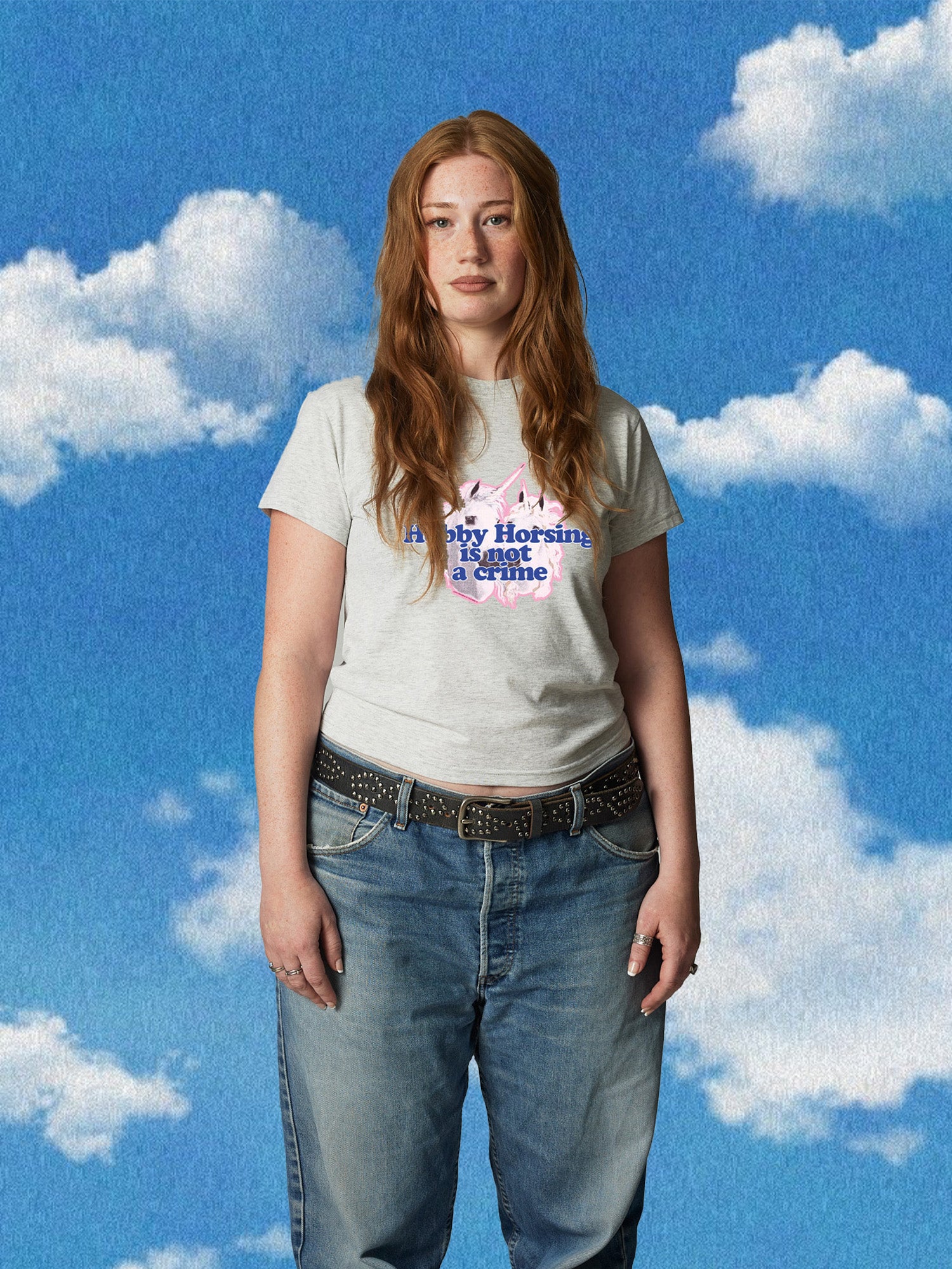 Hobby Horsing Perfect Fit grey Premium Shirt