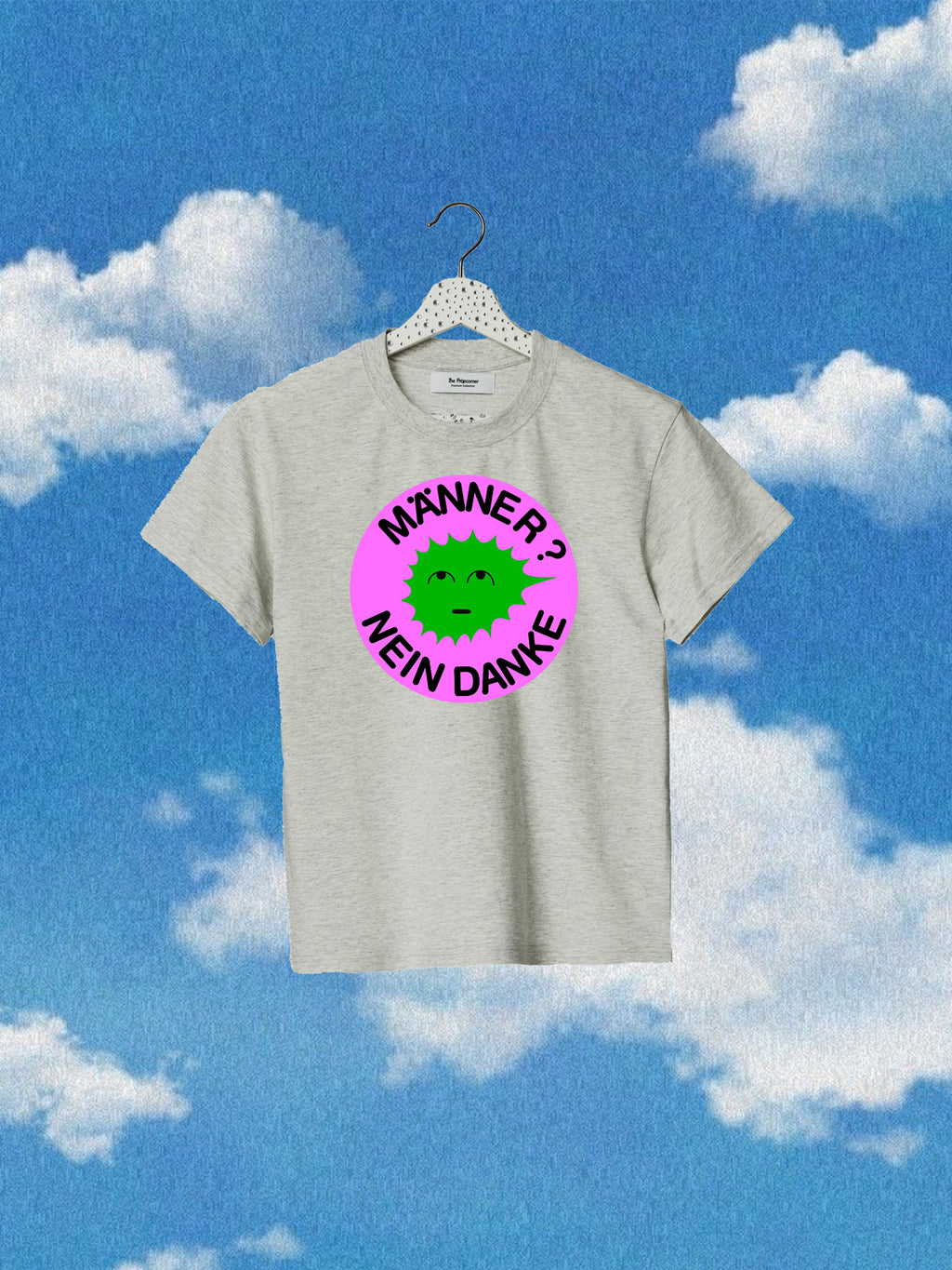 Männer Nein Danke! Perfect Fit grey Premium Shirt