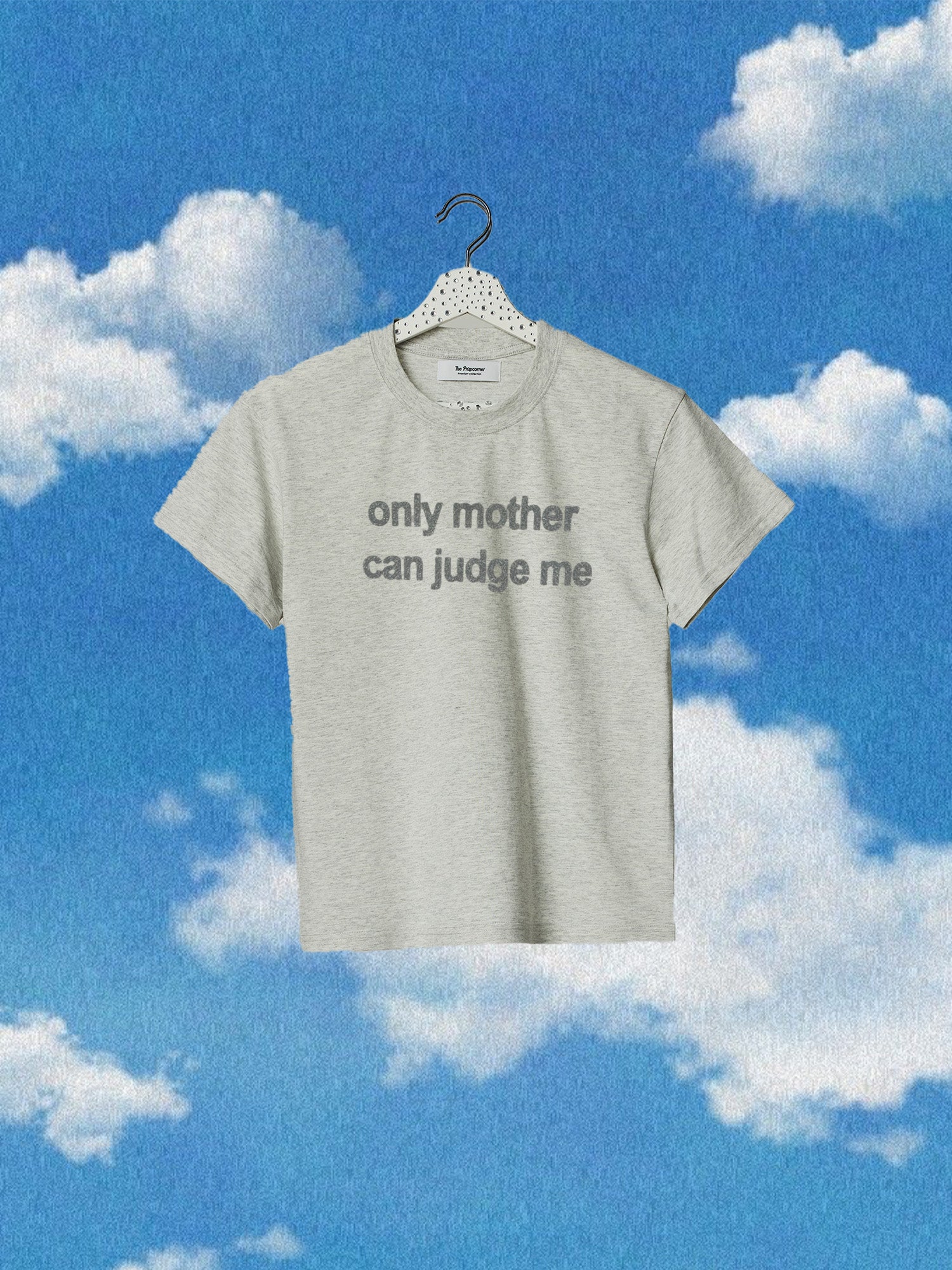 ONLY MOTHER CAN JUDGE ME FITTED PREMIUM BABY TEE