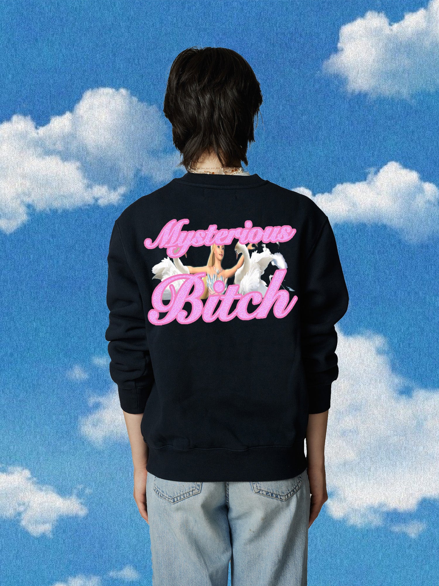 Mysterious Bitch Heavy Cotton dark Premium Sweater