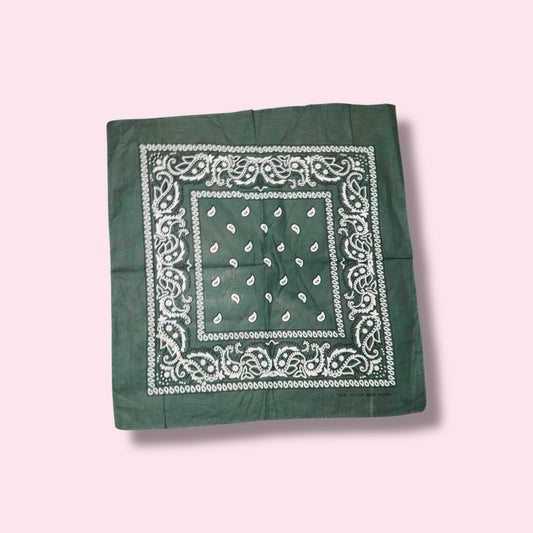 dog bandana forest green - when life gives you shit