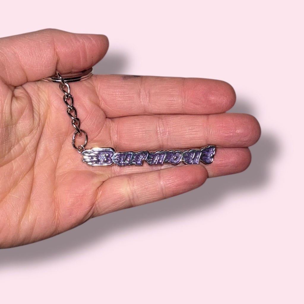 BURNOUT Keyring