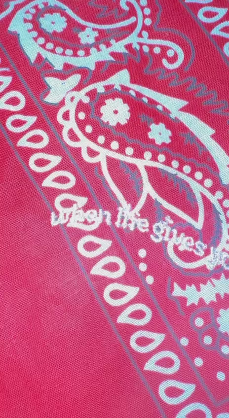 WHEN LIFE GIVES YOU SHIT - ROLL IN IT Hundehalsbandana