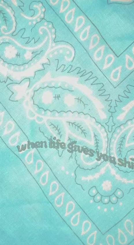 WHEN LIFE GIVES YOU SHIT - ROLL IN IT Hundehalsbandana